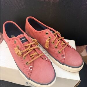 Sperry Woman's Top-Siders in “Weathered Red”  New With Box
